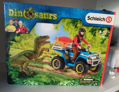Fuga cu ATV-ul - Schleich Dinosaurs 41466 foto