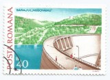 *Romania, Lp 951/1978, Hidrocentrale, 40 bani, eroare, oblit.