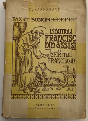 D. Karnabatt - Sfantul Francisc din Assisi - dedicatie autograf foto