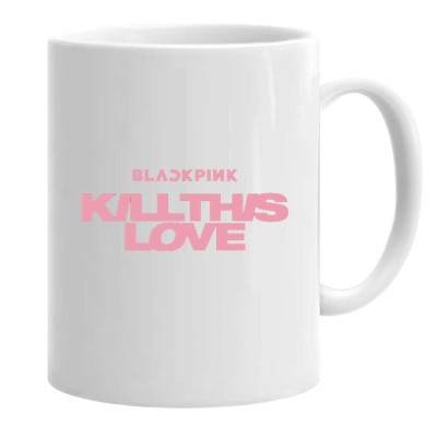 Cana alba personalizata blackpink, INOVATIX&amp;reg;. 330 ml foto