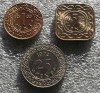 P1. Suriname Surinam 1 cent 1966 + 5 + 25 cents 1972 aUNC **, America Centrala si de Sud