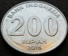 Moneda exotica 200 RUPII - INDONEZIA, anul 2016 * cod 966 = excelenta, Asia