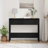 VidaXL Măsuță consolă, stejar negru, 100x35x76.5 cm, lemn prelucrat
