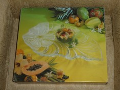 FRUCTIERA/PLATOU - CRISTAL - Art Nouveau - Germany - Mare - Vintage !