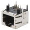 Conector RJ45 8P8C aurit pentru PCB THT