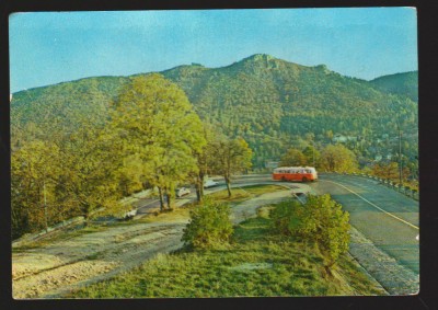 CPIB 18288 CARTE POSTALA - SERPENTINA. SOSEAUA BRASOV - POIANA BRASOV, AUTOBUZ foto