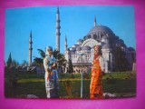 HOPCT 18408 COSTUME POPULARE SI MOSCHEEA SOLIMAN MAGNIFICUL -ISTANBUL -TURCIA- -NECIRCULATA