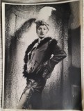Foto originală actrița Lucia BOGA, comedie, teatru, dimensiuni mari 24x18 cm