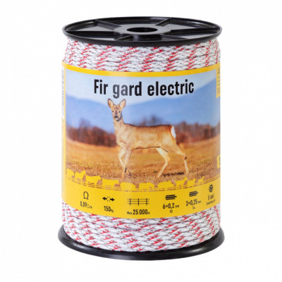 Fir gard electric țesut - 200&amp;nbsp;m - 150&amp;nbsp;kg - 0,09&amp;nbsp;&amp;Omega;/m foto