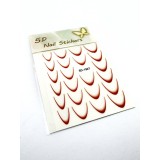 Autocolant pentru unghii French Nail Stickers 5D, SD-1927