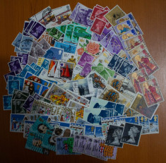 Lot timbre Marea Britanie foto