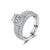 Inel Argint Set 2 in 1 Lady Thin Stack-- ARG357H, Argintboutique