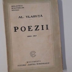 Carte veche Alexandru Vlahuta Poezii 1880 - 1917