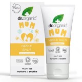 Balsam pentru mameloane Dr Organic f&Auml;&fnof;r&Auml;&fnof; parfum cu g&Auml;&fnof;lbenele organice 30 ml