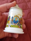 Halba mica cu capac cu motive WW1, Decorative