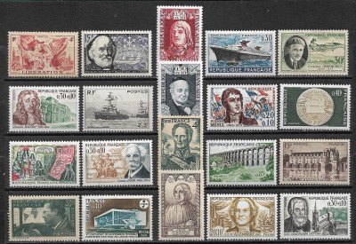 C3208 - lot timbre nestampilate MNH Franta foto