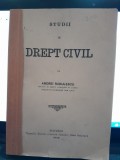 Studii de Drept Civil - Andrei Radulescu