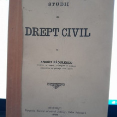 Studii de Drept Civil - Andrei Radulescu