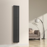 Radiator Nore 180x30cm negru 598W [neu.haus] HausGarden Leisure