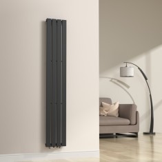 Radiator Nore 180x30cm negru 598W [neu.haus] HausGarden Leisure foto