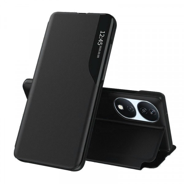 Husa pentru Honor X7b 5G / 90 Smart / X7b 4G, Techsuit, eFold, Neagra