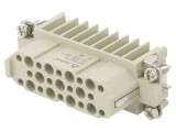Conector HDC Inserturi de Contact Mamă DD PIN 25x25 PE 10A