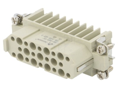 Conector HDC mamă 10A, 25+PE foto