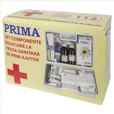 Rezerva trusa sanitara de prim ajutor fixa, PRIMA, Omologata MS, echipament complet