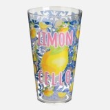 Pahar plastic cu model de lăm&acirc;i, 600 ml, transparent, CMCLASS