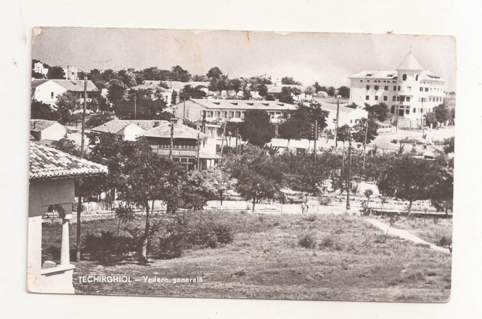 RF45 -Carte Postala- Techirghiol, vedere generala, circulata 1960