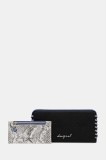 Desigual portofel CAPSULE TINY ZIP FIO culoarea negru, 25WAYP12