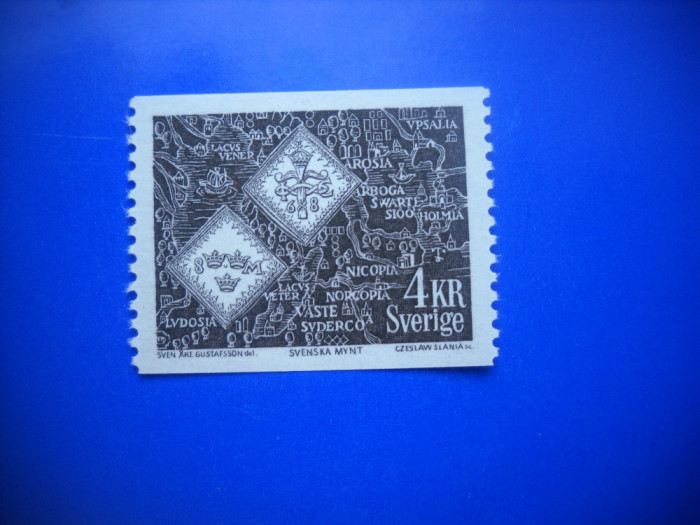 HOPCT TIMBRE SUEDIA MNH 1145 MOTIV NUMISMATIC-1 VAL 1971-NESTAMPILAT