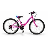 Cumpara ieftin Bicicleta pentru copii Polar Modesty 24 inch, 6 viteze Shimano, roz