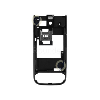 Husă pentru Nokia 5330, negru lucios mediu foto