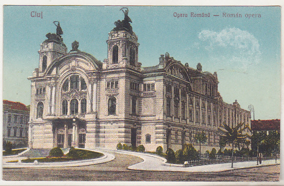 bnk cp Cluj - Opera Romana - necirculata 1926