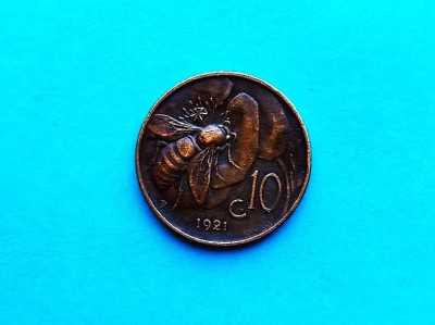 10 Centesimi1921 Italia foto