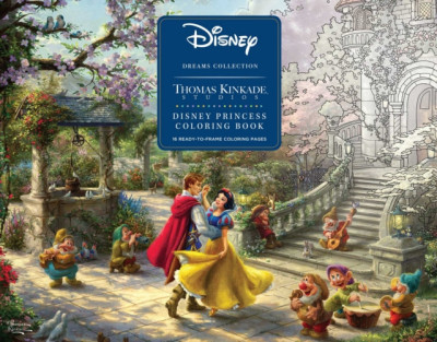 Disney Dreams Collection Thomas Kinkade Studios Disney Princess Coloring Book foto
