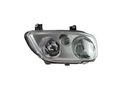 Far VW CADDY III/LIFE (2K), 03.2004-06.2010; TOURAN (1T), 05.2004-12.2006, partea dreapta, AYFAR, H1+H7+W5W; electrical; reflector silver rim; fara m foto