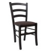 Scaun Paesana - cadru wenge - stofa S04 - maro deschis