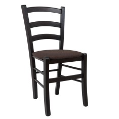 Scaun Paesana - cadru wenge - stofa S04 - maro deschis