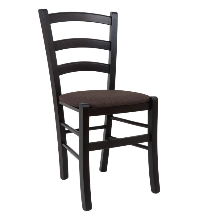 Scaun Paesana - cadru wenge - stofa S04 - maro deschis