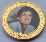 413. Moneda Insulele Cook 1 dollar 2011 (Princess Diana - In Memory)