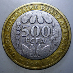 1.554 AFRICA DE VEST FCFA 500 FRANCS FRANCI 2004 BIMETAL