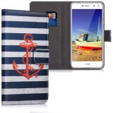 Husa pentru Huawei Y6 (2017), Piele ecologica, Multicolor, 42113.02, Kwmobile