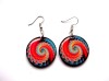 Cercei lemn multicolori 45826, Cercei fashion