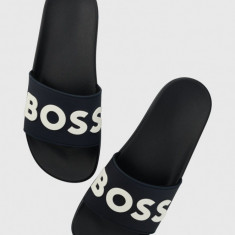 BOSS papuci Kirk barbati, culoarea albastru marin, 50498241