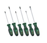 BOSCH Set de 6 surubelnite cu profil PH, PZ, SL, otel dur S2