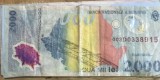 BNKRO001 Romania bancnota 2000 lei 1999 Polymer Polimer