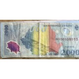 BNKRO001 Romania bancnota 2000 lei 1999 Polymer Polimer