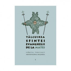 Tâlcuirea Sfintei Evanghelii de la Matei (Vol. 1) - Paperback brosat - sf. Teofilact al Bulgariei - Sophia